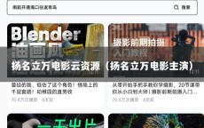 扬名立万电影云资源（扬名立万电影主演）