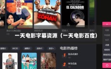 一天电影字幕资源（一天电影百度）