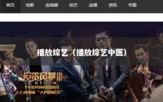 播放综艺（播放综艺中医）