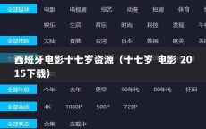 西班牙电影十七岁资源（十七岁 电影 2015下载）