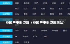 非国产电影资源（非国产电影资源网站）