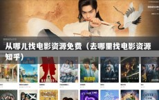 从哪儿找电影资源免费（去哪里找电影资源 知乎）