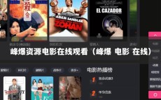 峰爆资源电影在线观看（峰爆 电影 在线）