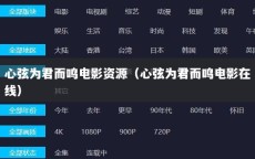 心弦为君而鸣电影资源（心弦为君而鸣电影在线）